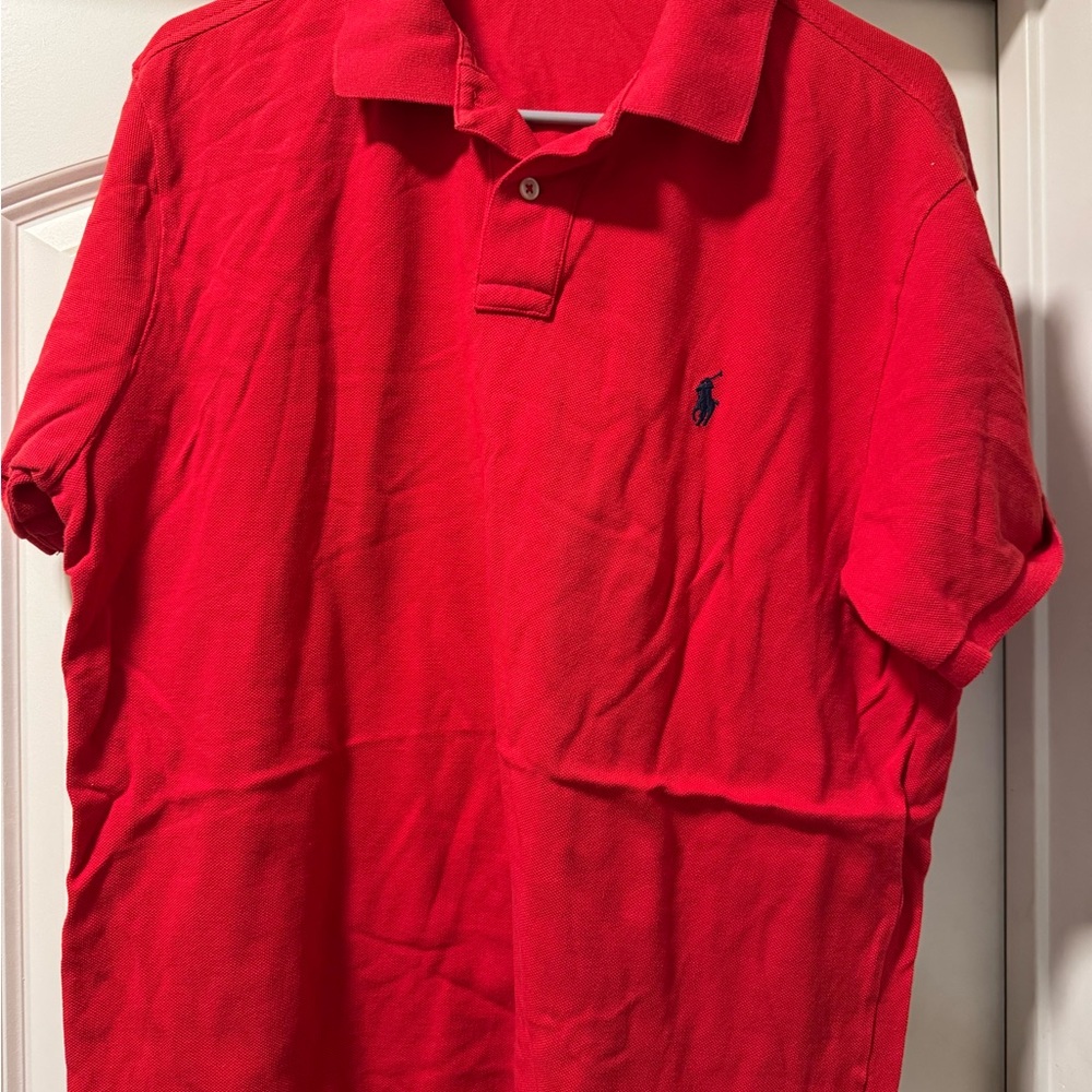 Ralph Lauren Vibrant Red Polo Shirt